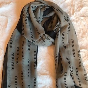 Stylish Miu Miu scarf